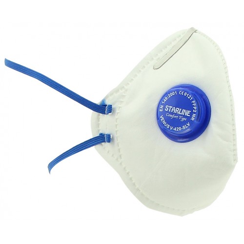 STARLINE V-420 SLV FFP2 VENTİLLİ KATLANIR TOZ MASKESİ